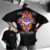 Bandai T-shirt unisex in cotone ONE PIECE Portgas · D · Ace 2026 Summer Harajuku Anime stampato oversize ampio a maniche corte per genitori e figli