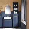 SoBuy BZR112 Armadio alto da bagno, armadio stretto da bagno, scaffale da bagno, mobile da bagno, arredo bagno BHT circa. 35x170x30