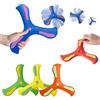 NONE Boomerang Morbido a Tre Foglie, Disco Volante da Esterno, Gioco Interattivo Sportivo per Decompressione, Regalo