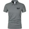 NONE Polo a tinta unita da uomo 2026, nuova collezione, a maniche corte, con bottoni, colletto a risvolto, leggera, streetwear, sportiva, casual
