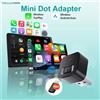 Ottocast Mini Dot 2 in 1 Adattatore wireless CarPlay e Android Auto, Dongle Plug Play WiFi Type-C/USB 5GhzPer auto con CarPlay cablato