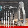 NONE Adattatore per punta da trapano per mortasatura a foro quadrato 6.4/8/9.5/12.7mm, utensile per foratura a foro quadrato per lavorazione del legno, ad alta durezza e durevole
