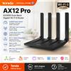 Tenda Router WiFi 6 Tenda AX12 Pro AX3000, Dual Band 160MHz, Gigabit Mesh, VPN, NFC, Amplificatore di Segnale, Antenne ad Alto Guadagno per una Migliore Copertura