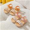 ROMSUNS Nuove Ciabatte Estive alla Moda per Bambini, Sandali con Fibbia per Neonati e Bambini, Scarpe da Spiaggia Antiscivolo con Fiori per Ragazze, per Bagno e Casa