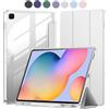 Chenxiaotong Custodia Trasparente in Cristallo per Tablet Samsung Tab S6 Lite 2020 2022 2024 SM-P610/P613/P620, Cover Protettiva Ibrida con Porta Penna
