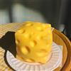 NONE Giocattolo Antistress a Forma di Formaggio da 5CM, Extra Large, Giocattoli Squishy a Lenta Risalita, Palla Modellabile per Adulti, Regalo 2026 Novità
