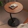 NONE Tavolino da Caffè Piccolo per Appartamenti, Stile Lusso Leggero, Rotondo e Mobile, Mini Tavolino Semplice e Pratico