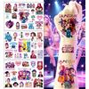 Bandai 2026 NUOVI Adesivi Temporanei per Tatuaggi K-pop, Decorazioni per Giochi di Ruolo, per Feste di Halloween e Cosplay, Facili da Usare, Adesivi Trendy per Trucco Corporeo