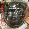 NONE Visiera per Casco Moto LS2 OF616 Airflow II, Lente Originale Nera OF616, Accessori per Casco