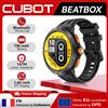 Cubot [Spedizione dalla Francia] Smartwatch Cubot BEATBOX, impermeabile 1ATM, schermo TFT HD da 1,65 pollici (360*360), ossimetro, tracker fitness, frequenza cardiaca, batteria 730mAh, fino a 60 giorni.