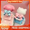 52TOYS Hello Kitty Bow Sweetheart Series Lying Mini Bean Peripheral Trendy Toys Mini Grain Cute Doll Phone Sticker Ornament Girls Fans