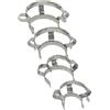 NONE 14 #19 #24 #29 #34 #45 # giunti Clip per morsetto a forma di cono da laboratorio in acciaio inossidabile 304 per adattatore in vetro