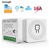 NONE Interruttore WiFi Smart Ewelink Mini 16A, Relè Intelligente Compatibile con Alexa e Google Home, Controllo Vocale, Modalità Fai-da-Te
