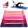 NONE Fasce Elastiche di Resistenza, 1pz/5pz Bande Elastiche per Fitness, Yoga, Pilates, Squat, Allenamento di Forza per Gambe e Braccia, Bande per Allenamento