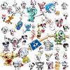 MINISO 2026 Novità: Perline Charm in Argento 925 a Tema Cartoni Animati per Braccialetti, Stitch, Mickey, Wazowski, Gioielli Fai-da-Te, Regali per Donne e Ragazze