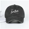 NONE Cappellino da Baseball Saint Barth con Stampa "The Place To Be", Regolabile, Unisex, per Vacanze Estive