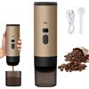Betuyoo Macchina da Caffè Elettrica Portatile 3 in 1, Caffettiera Espresso Senza Fili con Pompa di Riscaldamento, Macchina da Caffè da Viaggio e per Auto