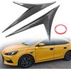 NONE Adesivo Universale a Forma di V per Parafango Laterale Auto, Decorazione Carrozzeria, Copertura Presa d'Aria per Cofano