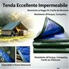 Telo Occhiellato Blu/Verde,Telone resistente, Telo Impermeabile,tessuto di alta qualità, multiuso, Adatto per Tetto,, con occhielli , ideale come regalo per familiari e amici, perfetto per cortili,