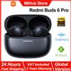 Xiaomi Redmi Buds 6 Pro Auricolari Bluetooth Wireless, Audio Hi-Res con LDAC, Cancellazione Attiva del Rumore 55dB, BT5.3, Versione Globale