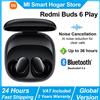 XIAOMI Nuovi Auricolari Wireless Bluetooth Xiaomi Redmi Buds 6 Play, Riduzione del Rumore AI, BT5.4, Controllo Touch, 5 Modalità EQ