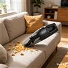 NONE Aspirapolvere Portatile Ricaricabile Senza Fili 7.4V, Wet & Dry, Aspirazione 2.5kPa, 400ml Polvere + 100ml Liquidi, Ideale per Auto e Casa