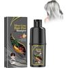 Nurvidis Gray Hair Dye Shampoo Permanent, 3 in 1 Long Lasting Natural Ingredients Hair Dye Shampoo for Women and Men 100ml