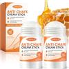 Peutpy 2 Pezzi Crema Antisfregamento,Stick Antisfregamento,Bastone Anti-Sfregamento Previene Attriti,Previene Efficacemente Sfregamenti per Cosce, Spalle, Petto,Cura delicata e usare(50g)