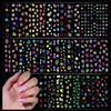 Nymora 30 Blatt Nagelsticker Selbstklebend, Nageldesign Sticker für Nail Art, Kinder & DIY Dekoration