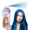 SOLUAME Spray per colorazione temporanea per capelli, colore blu, lavabile, tinta semplice, formula delicata, per diversi tipi di capelli e tutti i colori dei capelli, 120 ml