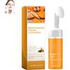 Wootapson Detergente Viso alla Curcuma e Acido Kojic, Foam Cleanser, Formula Esfoliante per Macchie Scure, Deterge la Pelle, Idratante e Nutriente, Adatto a Tutti i Tipi di Pelle