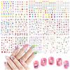 Nymora Nagelsticker Kinder, 15 Bögen Selbstklebende Nagelaufkleber mit Einhorn Regenbogen Blume Herz Tieren, Nageltattoos Nageldesign Nail Art Sticker für Mädchen Geburtstagsparty