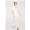 Tezenis T-shirt Cotone Con Inserto Raso E Pizzo Donna Bianco