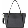 Pierre Cardin Borsa Shopping a Spalla in Ecopelle, con Tracolla, Colore Grigio e Nero, Modello MS168 87128