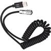 Buxuaaaa USB Tipo C Cavo di Alimentazione con Luce Led per BMPCC 4K 6K Fotocamera Primavera Cavo di Alimentazione Della Macchina Fotografica