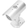 AMONIDA Telecamera di Simulazione Telecamera di Sicurezza Fittizia con Luce LED Lampeggiante per Installazione di Negozi in Casa e Ufficio Materiale ABS Durevole 14x14,5x6,3 Cm
