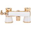 Bewinner Binocolo da Teatro Red Opera 3x25 per Donne e Ragazze, Binocolo da Teatro Compatto Portatile con Obiettivo BK7, Messa a Fuoco Centrale, Perfetto per Concerti e Visione in Interni (WHITE)