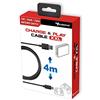Subsonic - Charge & Play cable XXL - XXL Cavo di ricarica - Cavo USB tipo C 4 metri per Nintendo Switch, Console & Accessori Pro Controller e Joy-Con. - Inoltre compatibile Smartphone (USB C)
