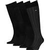 Tommy Hilfiger 8719965009202 TH MEN KNEEHIGH 4P TIN - Contenitore per veleno, Nero, 39-42