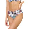 goldenpoint Bikini Damen Badeanzug Hochgeschnittener Slip Rüschen Island Resort, Costume Intero,