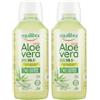 Equilibra Integratori Alimentari, Aloe Vera Extra 99,5%, Integratore Aloe Vera da Bere Puro o Diluito, Aloin Free, Detox, Pura Polpa, Senza Aggiunta di Acqua, Prodotto Vegano, Senza Glutine, 500 ml