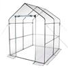 VERDELOOK | Serra a Casetta Senza Ripiani con Telo in PVC Trasparente, Struttura in Metallo, 143x143x195 cm, per Protezione Piante, Giardinaggio, Resistente, Apertura con Cerniera