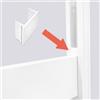 L'Arcolaio Distanziatori Recinzione AMI Bianco Lucido - Set 18 pezzi