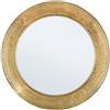 Bizzotto Specchio Adara Oro Rotondo D 80 Cm