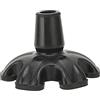 Jelquix Punte per Bastone in Gomma Durevoli Antiscivolo Design a 6 Pilastri Punte per Stampella per Bastone Passeggio Supporto Stabile per Canne Standard 4,5 X 4,5 X 3,0 Pollici