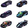Majorette Neon Racer Premium Cars - Auto giocattolo con ruota libera, parti apribili, in metallo, 1 su 6 modelli a scelta casuale, 1:64, per collezionisti e bambini dai 3 anni in su, 7,5 cm