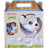 Simba 105890050 Chichi Love Happy Husky (30 cm) - Cane Giocattolo interattivo per Bambini a Partire dai 3 Anni in su, Simpatico Peluche con Controllo vocale Tedesco (12 funzioni) e Suono con batterie