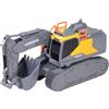 Dickie Toys - Escavatore cingolato Volvo, 23 cm, Escavatore con luce integrata, Effetti sonori, Ruote girevoli, Veicolo da costruzione per bambini a partire da 3 anni (203723008)