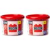 Simba Blox 120 mattoncini per tetto in rosso, per bambini a partire dai 3 anni in su, alta qualità, mattoncini per montaggio a morsetto, completamente compatibili con molti altri produttori