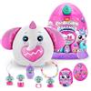 Rainbocorns Eggzania Surprise Mania Peanuts l'Elefante - Peluche da Collezione - Oltre 20 Sorprese all'Interno, 28 cm, Animale di Peluche Peluche Anelli, Bracciali, Adesivi, Accessori Indossabili